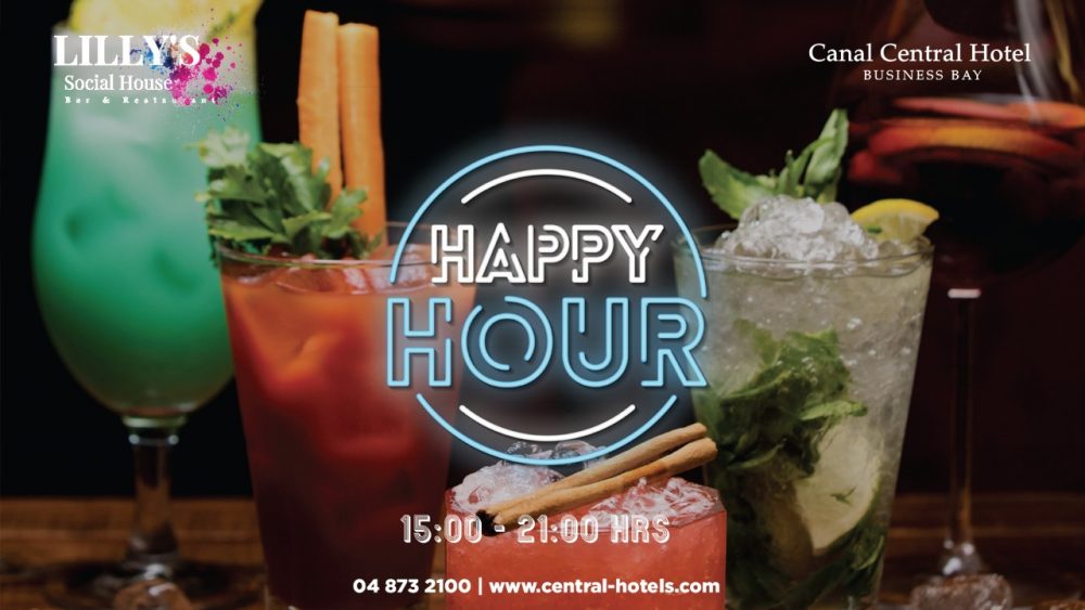 Enjoy our Happy Hour at Canal Central Business Bay