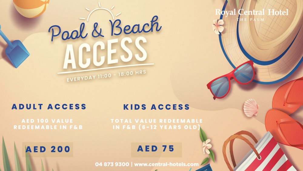 Beach Access Royal Central The Palm