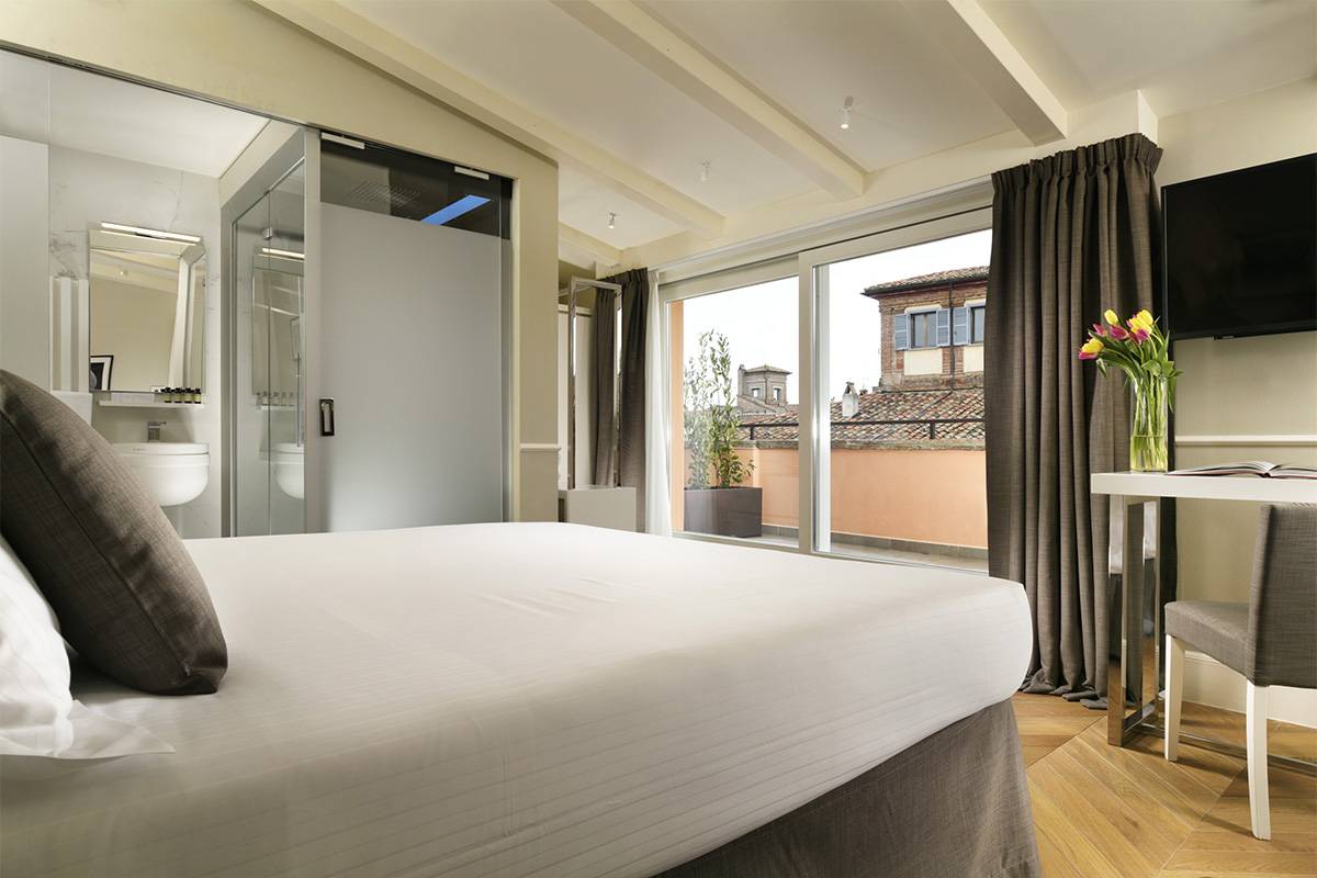 Camere Suites Deluxe Con Jacuzzi Frame Hotel Perugia