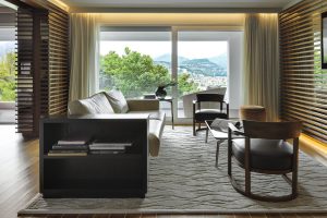 Living area suite The View Lugano
