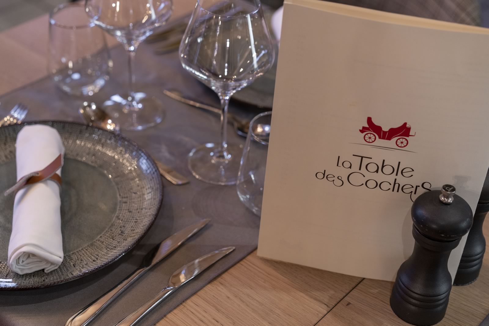 Restaurant La Table des Cochers Les Loges Blanches à Megève