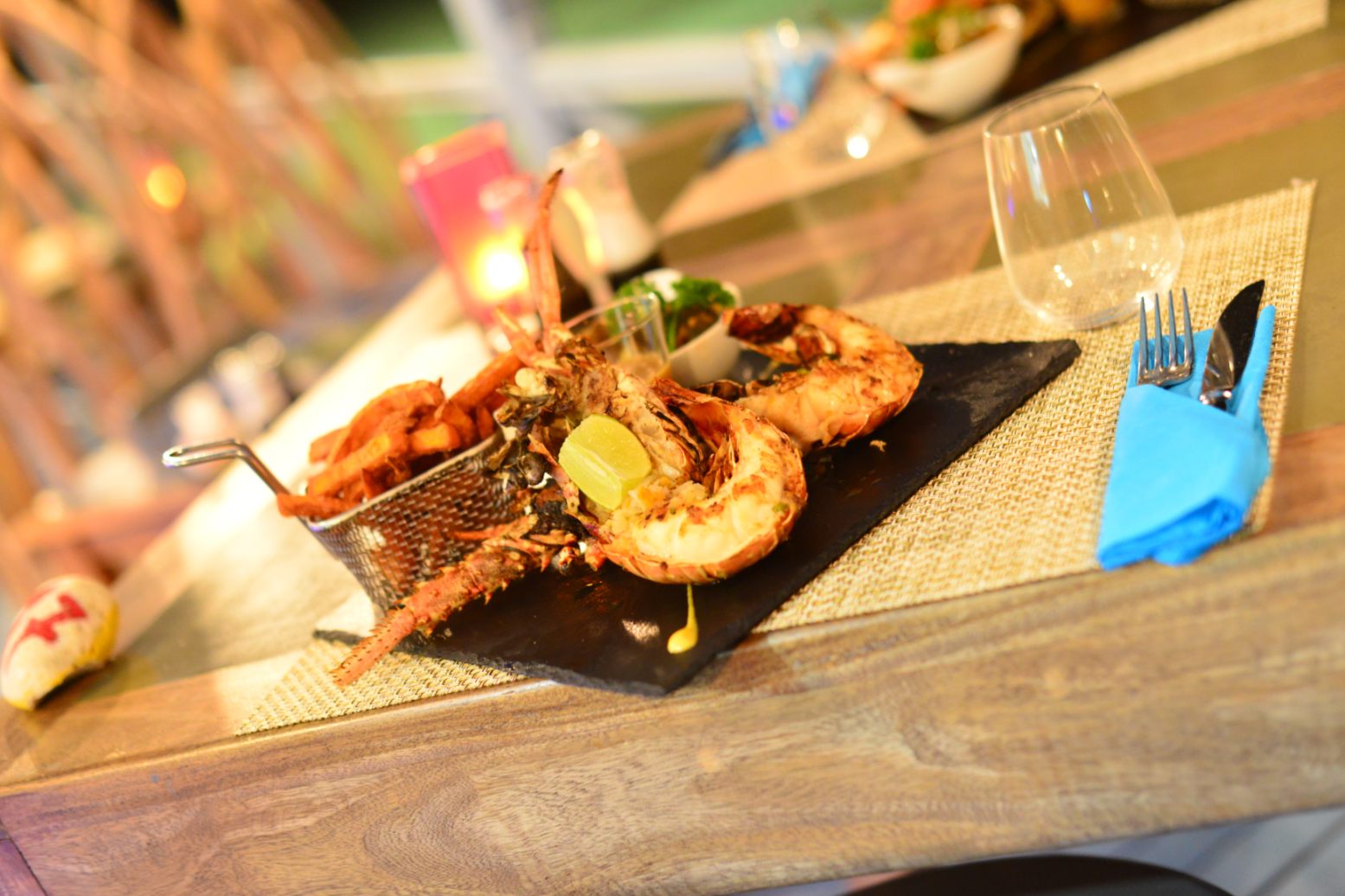 Nos Bars Restaurants Au Gosier H Tel Fleur D Ep E   Langoustes Au Restaurant La Cabane Du Pêcheur Au Gosier Hôtel Fleur DEpee Le Gosier Guadeloupe  